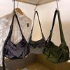 Large capacity summer lazy wind single shoulder oblique span bag 2025 new fashion casual canvas trend Oxford cloth bag