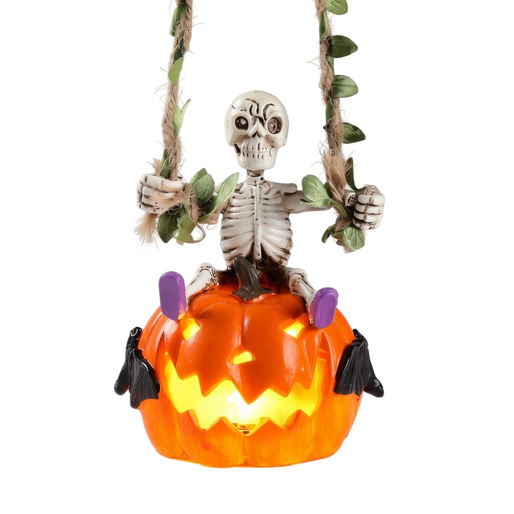 Glowing Halloween Pumpkin Decoration with Light for Party Decor