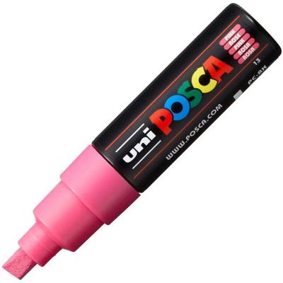 Paint Marker - POSCA - Broad Bevelled Tip - Pink - 8 Mm - Opaque and Water-Based