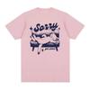 Sorry Got Plans Funny Cat Meme Vintage Graphic T Shirts Men Women's Fashion Trend Tops T-shirt Summer Casual 100% Cotton T Shirt