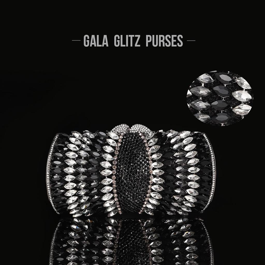 European-American Rhinestone Clutch: Creative Hollowed-Out Women's Evening Handbag for Banquets