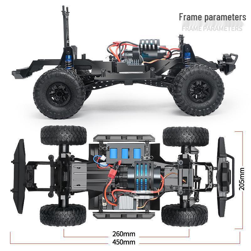 1:10 Scale Four-Wheel Drive Big Foot Off-Road Rock Crawler RC Car