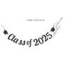 1Set Graduation Party Hanging Banner 2025 Grad Photo Prop Backdrop Decoration Bright Festive Banner for Garden Door Courtyard