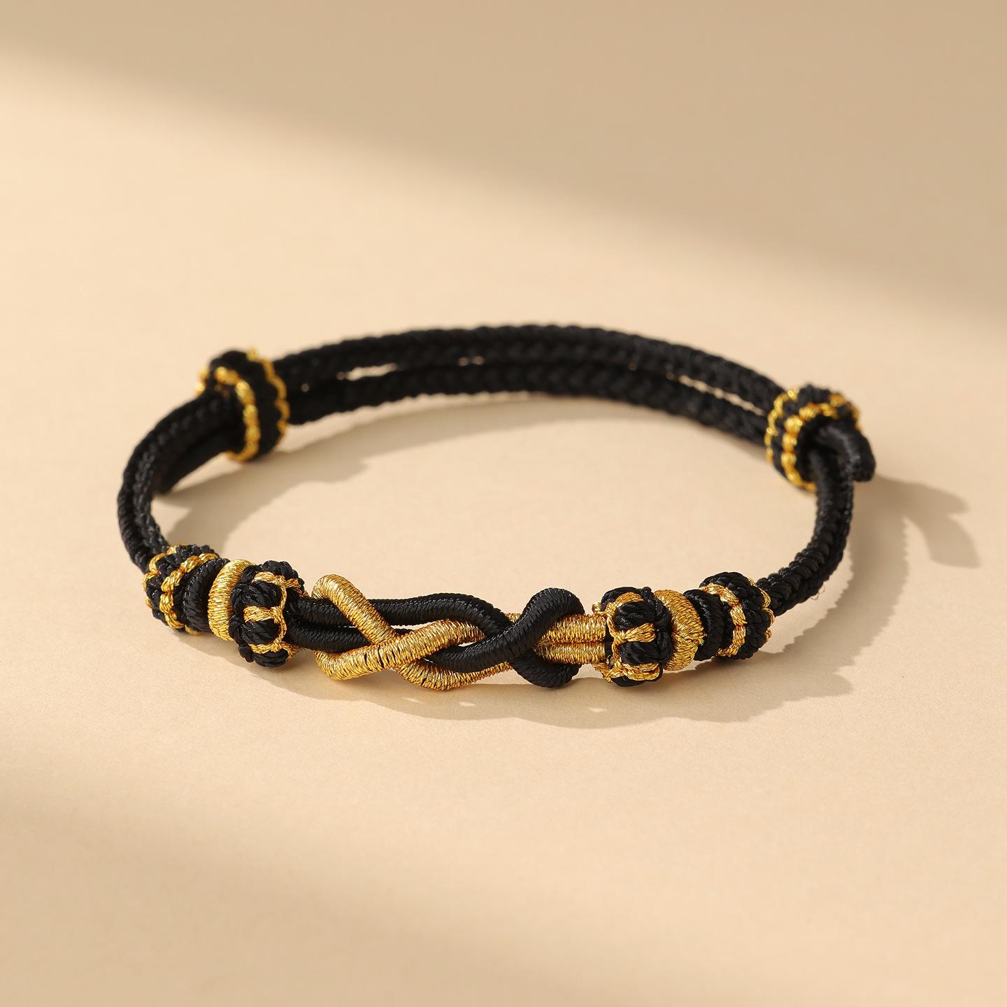 Zodiac Red String Bracelet: Handmade Baijie Rope for Men & Women - Tai Sui Red, Safety, and Auspicious Gift