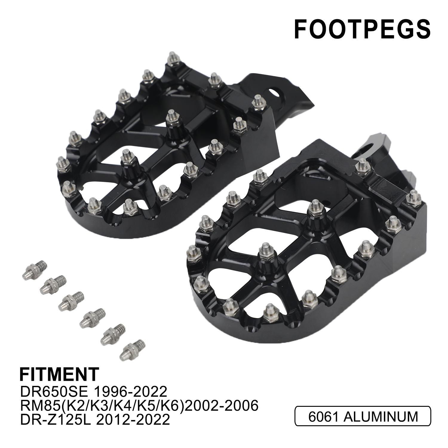 

Aluminum Alloy Footrest for DR650SE RM85 DR-Z125L Off-Road Motorcycles - Modification Accessories чёрный