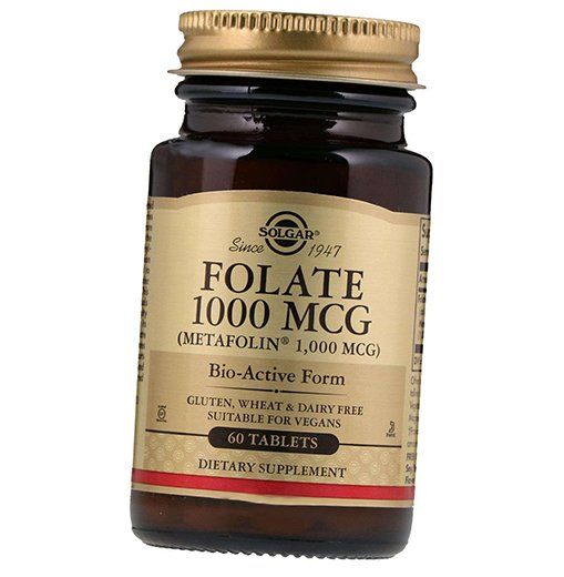 Folate, Metafolin, Folate 1000, Solgar 120tab (36313094)