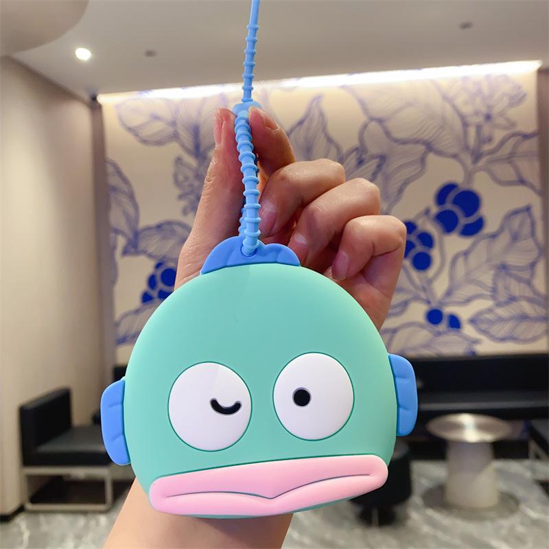Cartoon Change Bag Keychain Cute Silicone Change Bag Mini Bag Children's Wallet Doll Machine Toy Gift