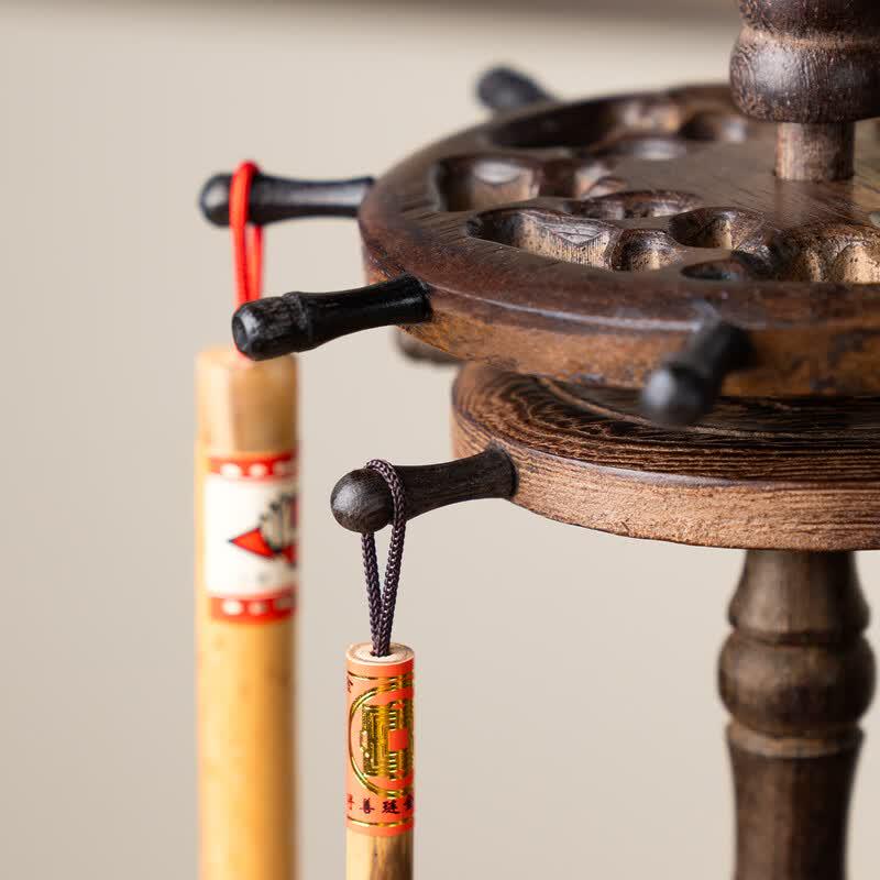 Wenge Wood Calligraphy Brush Holder