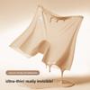 Ropa interior de tallas grandes para mujer, primavera y verano, de seda helada, invisible, antirreflejos, con base reforzada en las cuatro esquinas.