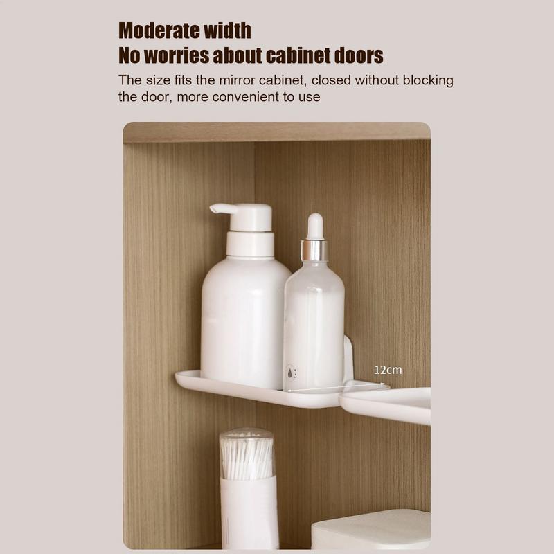 Adhesive Wall Shelf Foldable Hangable Rack for Shower Multifunctional Foldable Wall Mounted Storage Rack for Kitchen Bedroom
