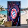 Asciugamano da Spiaggia Stampato Bayern Monaco Asciugamano Morbido ad Asciugatura Rapida Coperta da Spiaggia Rettangolare Grande Portatile per Viaggi Piscina