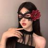 Halloween-Kostümmaske Gothic-Punk-Stil Maske Party Tanz Spitze Dekoration Requisiten Frauen und Mädchen Cosplay Gesichtsdekoration