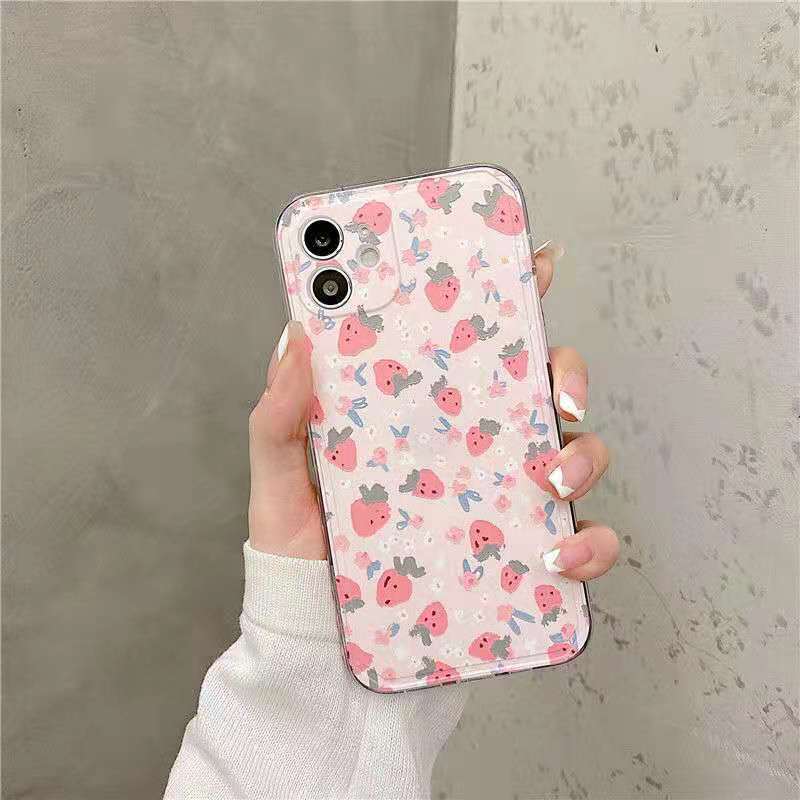 Květinové pouzdro pro Samsung S24 Ultra Fundas Samsung Galaxy S23 Ultra S20 S21 FE S22 Plus S21FE S23FE silikonový průhledný kryt