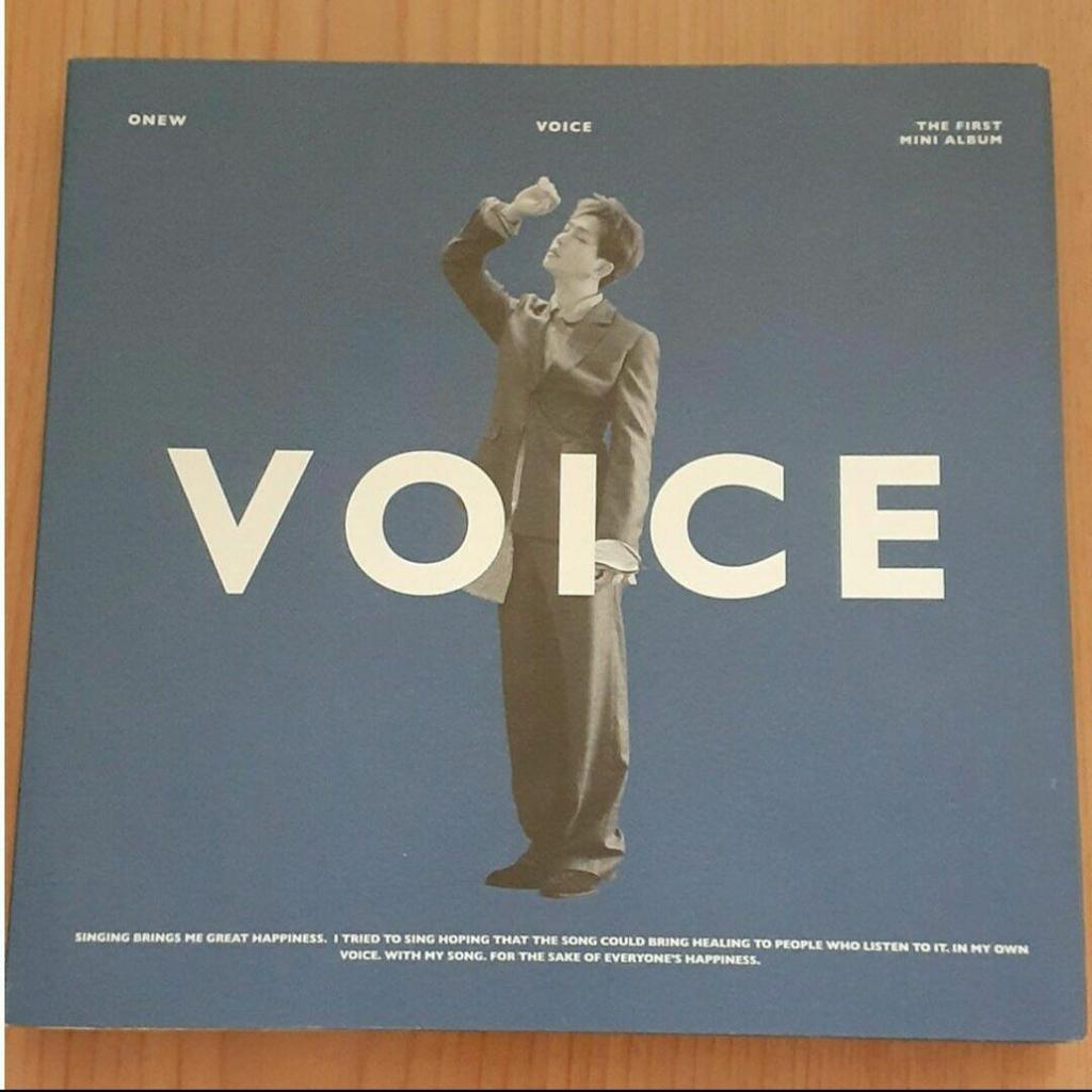 [USED] SHINee ONE WVOICE Blue ver. Unplayed