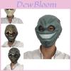 Unique Silver Copper Blue White Shaped Resin Mask For Payday 2 Game Cosplay Fun