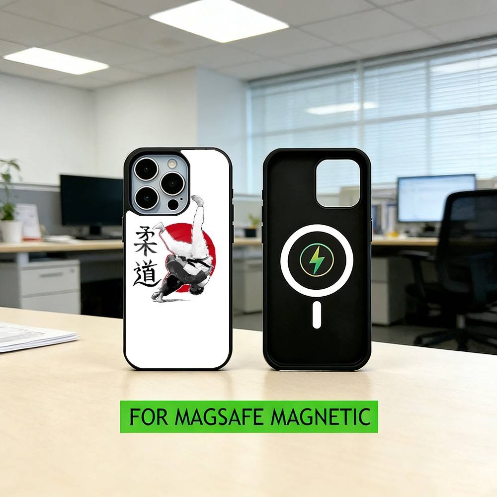 J-Jujitsu J-Judo Phone Case For iPhone17,16,15,14,13,12,11 Plus,Pro Magnetic with Magsafe Wireless Charging