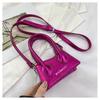 Mini Small Bag 2025 Spring/Summer New Korean Version Fashionable, Simple and Versatile Women's Hand-worn Crossbody Small Square Bag PU