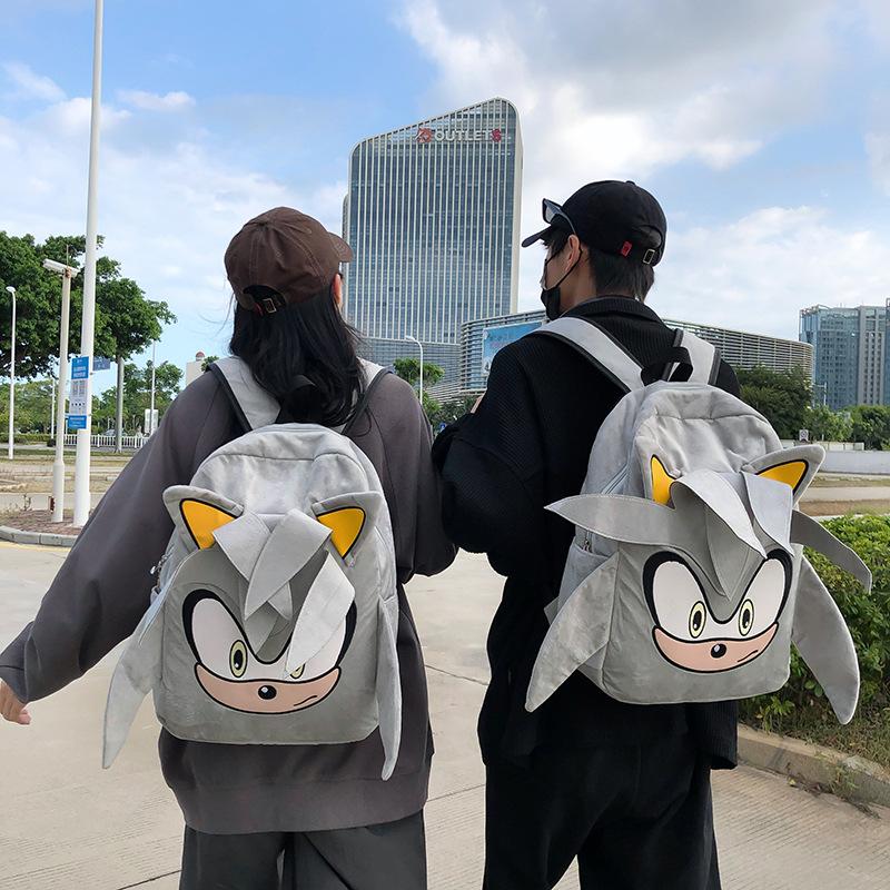 School bag cartoon Instagram backpack, couple trendy quirky bag, simple large capacity student backpack, versatile cute backpack
