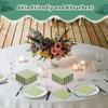 50PCS Scalloped Sage Cocktail Napkins Disposable Paper Tissue Party Napkin Beverage Towels for Wedding Birthday Christmas Supply