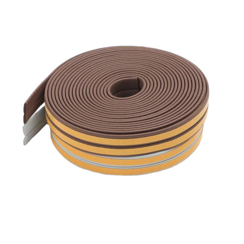 Self-Adhesive Foam Sealing Strips for Doors & Windows - D/E/I/P Type Soundproof & Anti-Collision Rubber