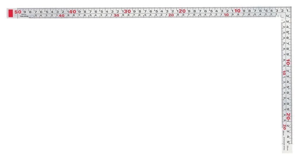 TAJIMA Wide Carpenter Ruler, 50cm, KA-HM5