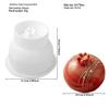 3D Fruchtmousse Silikon Kuchenformen: Birne, Apfel, Ananas, Pfirsich, Durian, Himbeere.