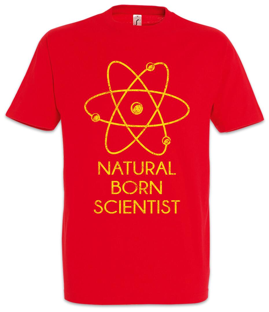 Natural Born Scientist T-Shirt Teacher Nerd Geek Science Physics Physicists L