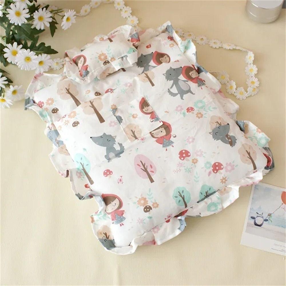 Doll Clothes Miniature Bed Sheet With Pillow Doll Bedding Four Piece  Doll House Accessories