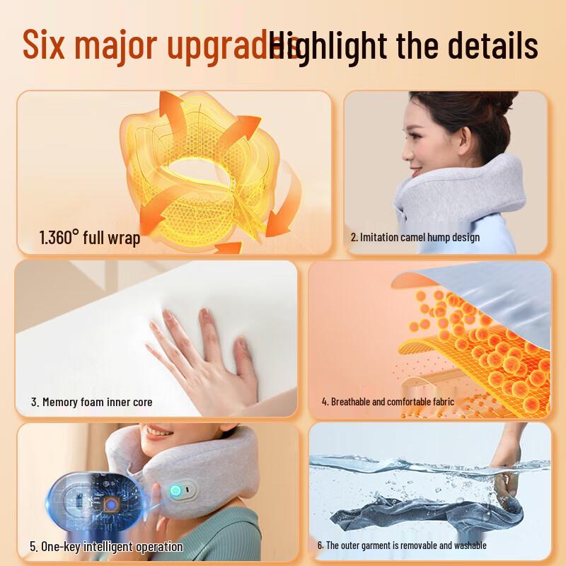 Hezheng Portable U-shaped Neck Massager