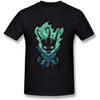 Van Herren League Of Legends Helden Chain Warden Thresh T-Shirts XL Schwarz