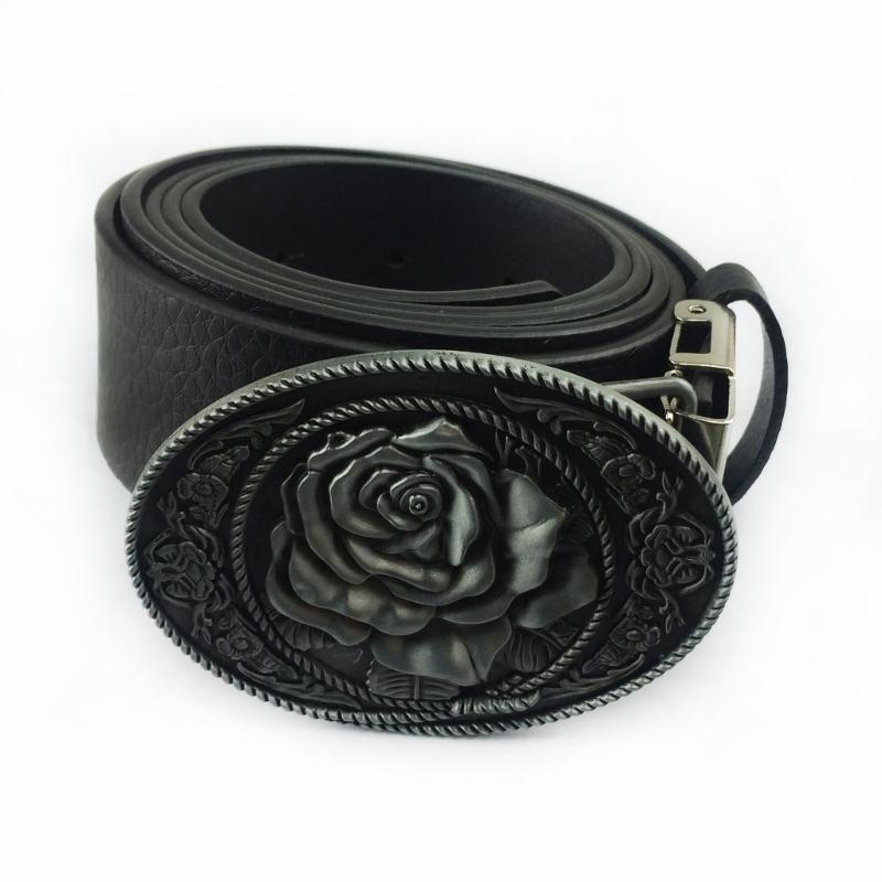Středověké přezky na opasek s náhradní růží Westernový kovbojský styl