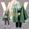 Naruto Shippuden Tsunade Cosplay Uniform, Female Fifth Hokage Konoha Ninja Role Play Costume for Anime Party