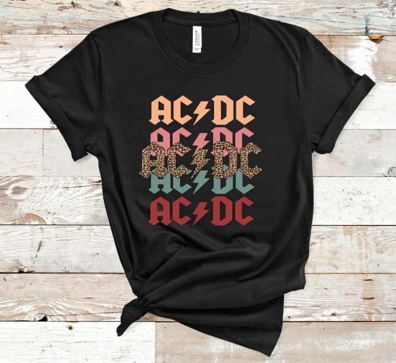 acdc graphic tee mens