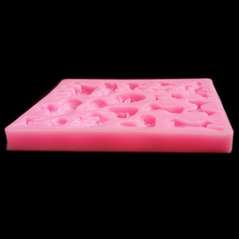 Silicone Fondant Cake Mold Cupcake Jelly Candy Chocolate Cake Decoration Moulds