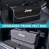 Car Trunk Organizer Bag Large Capacity Auto Multiuse Tool Box For Jeep Grand Cherokee Wrangler JK Renegade Gladiator Compass AMV1