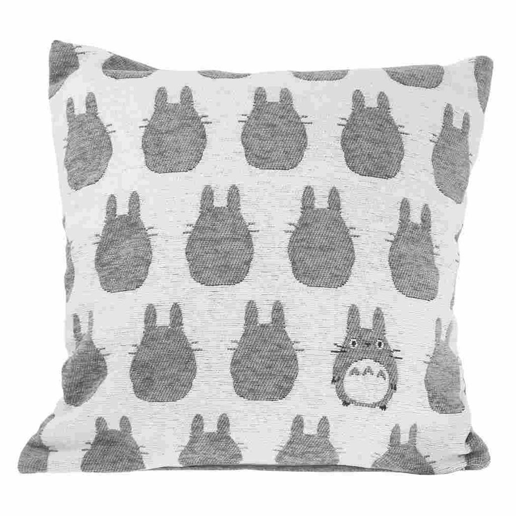 Totoro Gobelin Woven Cushion Large Silhouette Studio Ghibli Marushin Interior Goods Character Merchandise Cinema Collection Gift Boy Girl Valentine