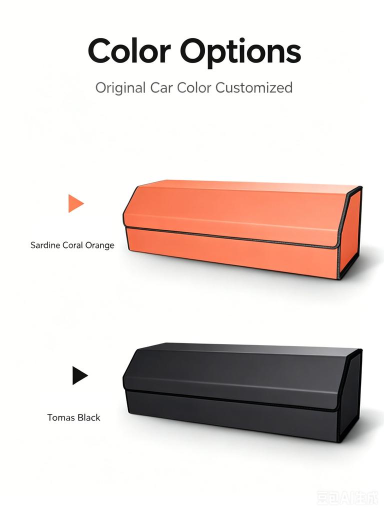 For BYD Sea Lion 7 EV Trunk Storage Box Leather Folding Storage Box Trunk Sorting Box Interior Accessories