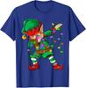 Dabbing Santa Elf Unicorn Christmas Costume Squad Kids Boys Unisex Xmas Gifts TShirt Funny DabbingElf Family Matching Tee Tops