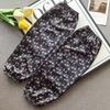 New Fashion Floral Ice Silk Gloves Anti-UV Loose Long Mittens Breathable Arm Protectors Riding Driving Sleeves Summer