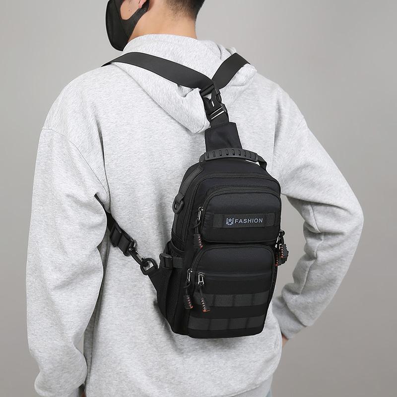 Hiking Chest Bag Travel Multifunctional Molle Backpack Lightweight Handbag Outdoor Cycling Climbing Rig Pouch Large Funny Pack