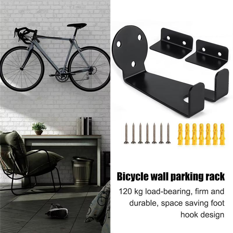 M-Modern-Durable Mountain Bike Wall Holder, Heavy Duty Bike Wall Hanger Hooks For Efficient Storage