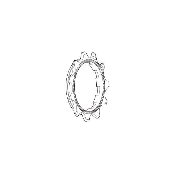 Shimano 11T Gear for (Flanged Gear) CS-7900, CS-7800, CS-6700, CS-6600 (Y1Z81100D)