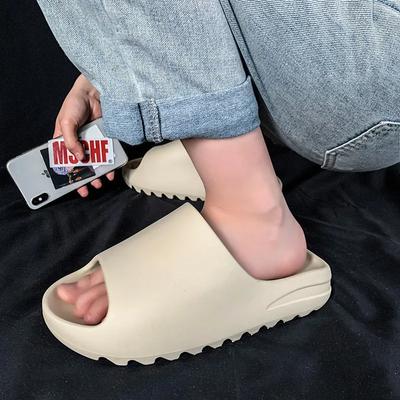 Modieuze Unisex Huispantoffels Antislip Dikke Zachte Platform Schuifsandalen voor Dames Heren Binnen Buiten Douche Badkamer Pantoffels voor Volwassenen