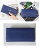 Women's Long Wallet - European & American Style, Multi-Card Slot, Letter Buckle Clutch, Simple Tri-Fold Coin Purse