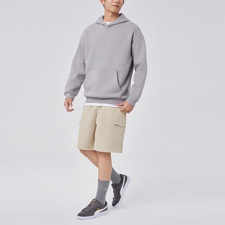 Puma Elevated Hoodie Men Hoodies Gray 686854-14