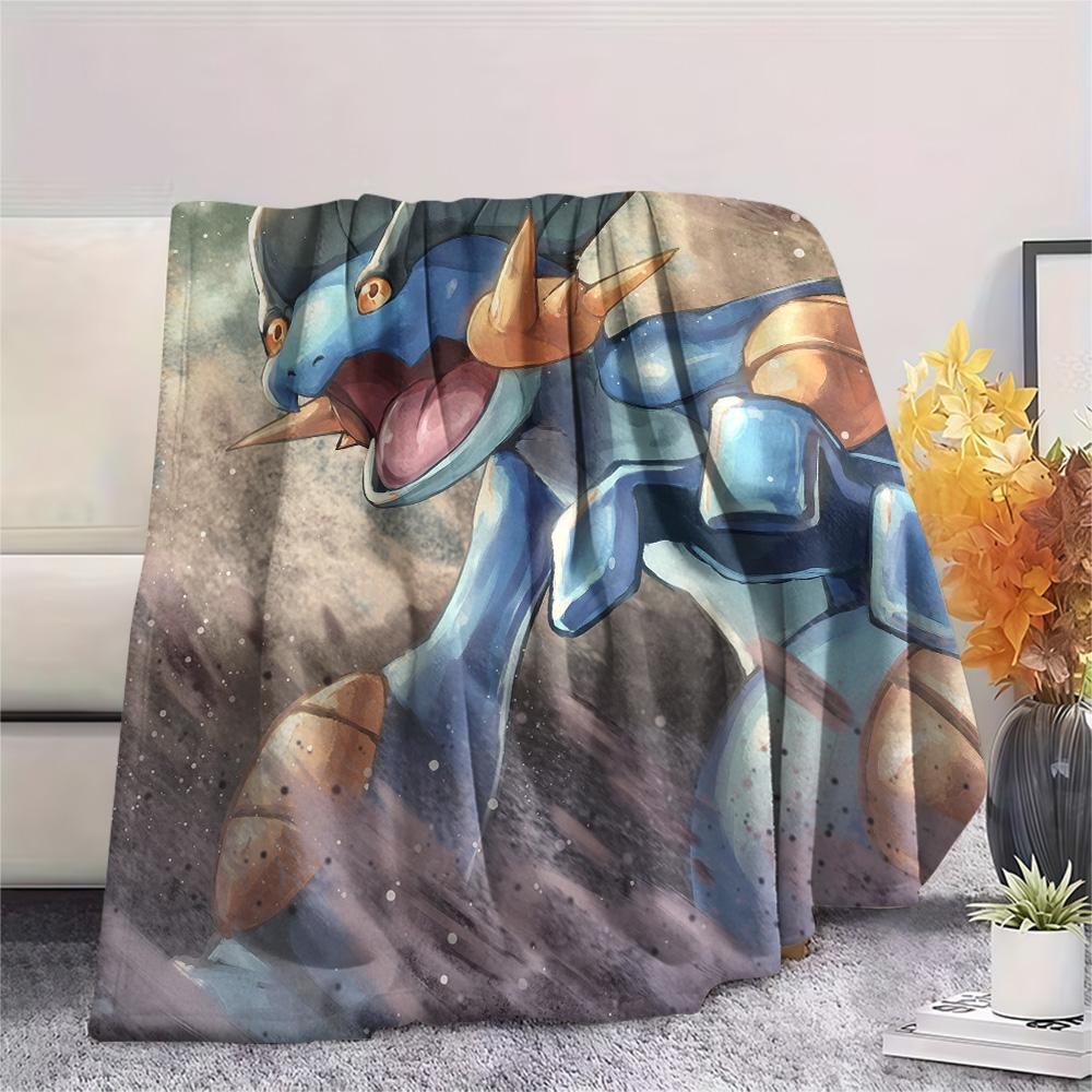 Coperta in Flanella con Stampa Swampert, Alta qualità Confortevole per Tutte le Stagioni, Decorazione per la Casa, Calore e Comfort