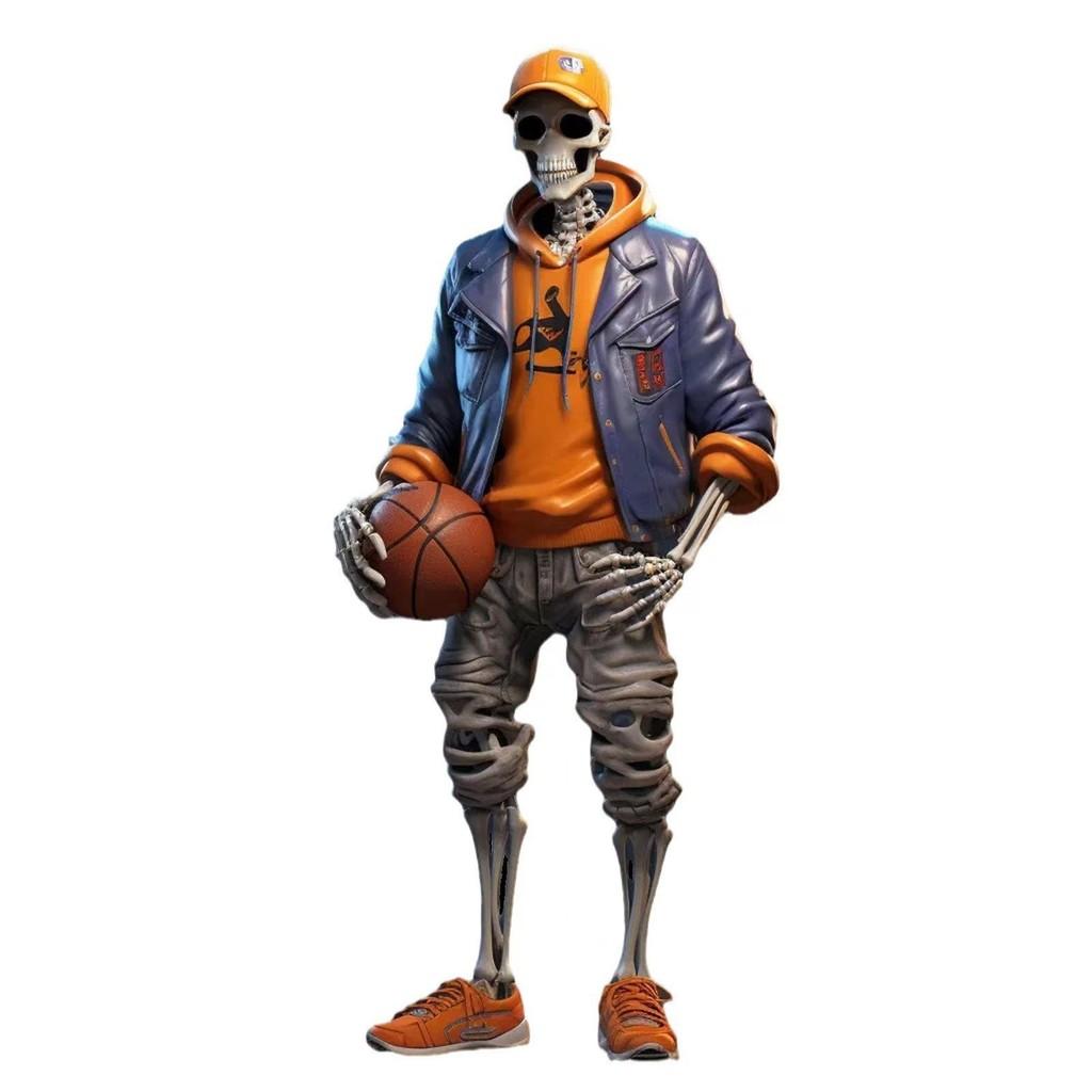 Unique Resin Skeleton Figurine Halloween Home Decor For Garden And Table Display