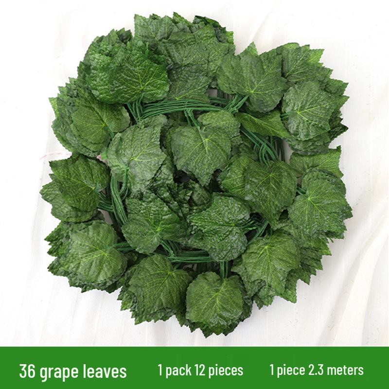 Outdoor Artificial Rattan Green Plant Vine for Decoration and Landscaping