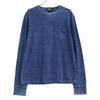 RRL Indigo Cotton Long Sleeve T-Shirt tops M Indigo blueUsed