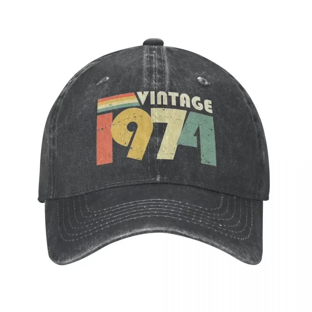 Vintage 1974 Δώρο 50ων Γενεθλίων Είδη Unisex Καπέλα Baseball 50 Ετών Καπέλο Trucker Μόδα Εξωτερικού Χώρου Καπέλο Ηλίου